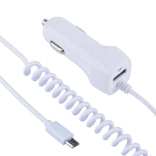 Load image into Gallery viewer, 522AL Fast Charging With Cable Car Charging, Output Interface:, 8 Pin (Black), 8 Pin (White), Type-C/USB-C (Black), Type-C/USB-C (White), Micro USB (Black), Micro USB (White)