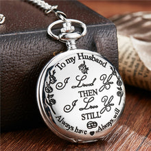 Load image into Gallery viewer, Engraved Vintage Commemorative Quartz Pocket Watch Round Watch, Style: