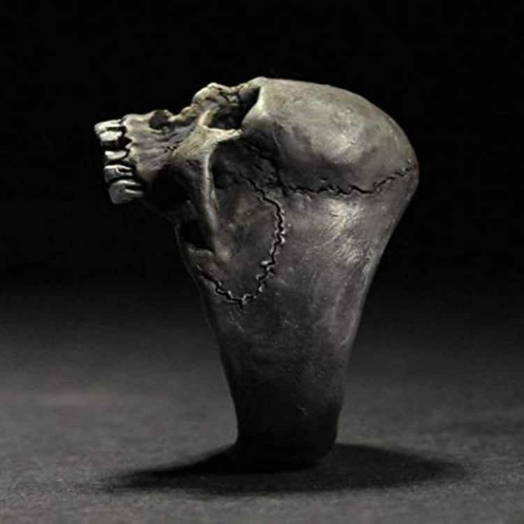 C56213 2pcs Punk Vintage Skull Ring Horror Skull Ring Men Gift, 12, 13, 14