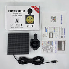 Load image into Gallery viewer, P4-32x32 RGB Full Color Emoticon Picture LED Car Display Wireless Transmission Wifi Custom, P4-32x32 RGB USB