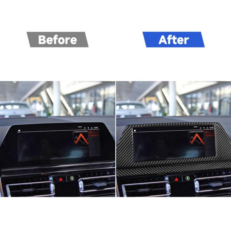 For 2019-2024 BMW 8 Series G14 Left-hand Drive 2pcs /Set Navigation Screen Frame Sticker, Left-hand Drive