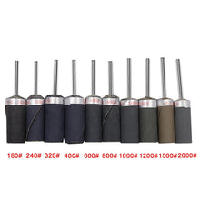 Load image into Gallery viewer, 10pcs 3mm Handle Mirror Polishing Paper Stick, Mesh:, 180, 240, 320, 400, 600, 800, 1000, 1200, 1500, 2000