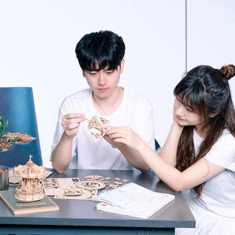 3D Three -Dimensional Puzzle Board Children Wood Puzzles Model