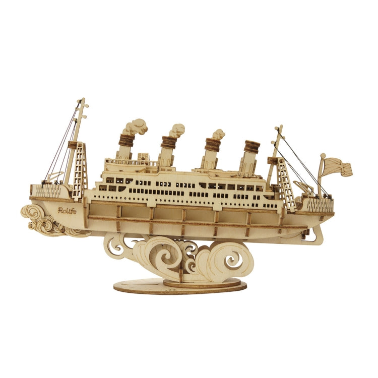 3D Three -Dimensional Puzzle Board Children Wood Puzzles Model