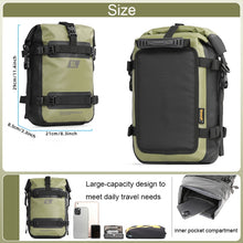 Load image into Gallery viewer, Rhinowalk MT2206 6L Waterproof Motorcycle Bumper Bag Outdoor Riding Bag, 6L(Black), 6L(Green)