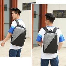 Load image into Gallery viewer, 3 In 1 Computer Shoulder Bag Oxford Cloth Schoolbag Multifunctional USB Business Bag