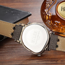 Load image into Gallery viewer, MILER Large Dial Dual Movement Canvas Band Men Wrist Watch