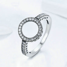 Load image into Gallery viewer, 2 PCS Alloy Lucky Circle Diamond Halo Rings, 6, 7, 8, 9, 10