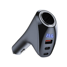 Load image into Gallery viewer, Car Charger Multifunctional Digital Display QC Charging Cigarette Lighter Adapter, AAC Dual USB, CCA Dual PD