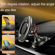 Load image into Gallery viewer, D19 Car Magnetic Mobile Phone Holder Rotatable Metal Navigation Bracket, Spec:, D19 Air Outlet (Black), D19 Sticker (Black), D19 Sticker (Silver), D19 Air Outlet (Silver), D19 Extended (Black), D19 Extended (Silver), D19 Seat (Black), D19 Seat (Silver)