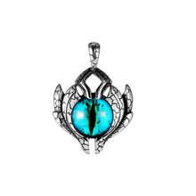 Load image into Gallery viewer, 1926 Retro Demon Eyes Men Titanium Steel Necklace, Style:, Single Pendant, Pendant+3x55cm Matching Chain, Pendant+4x70cm Matching Chain