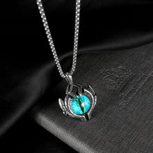 Load image into Gallery viewer, 1926 Retro Demon Eyes Men Titanium Steel Necklace, Style:, Single Pendant, Pendant+3x55cm Matching Chain, Pendant+4x70cm Matching Chain