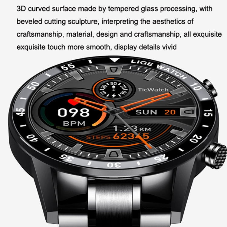 LIGE 0175 Bluetooth Step Perseverance Detection Smart Watch, Style: