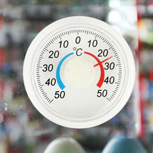 Load image into Gallery viewer, Round Plastic Doors And Windows Simple Pointer Winter And Summer Thermometer