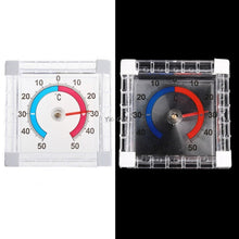 Load image into Gallery viewer, Square Window Door Thermometer Pointer Type Cold And Summer Table