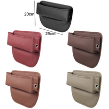 Load image into Gallery viewer, Multifunctional Car Seat Crevice Storage Box, Pattern:, No Logo(black), No Logo(Claret), No Logo(Mocha brown), No Logo(Saddling brown), No Logo(Beige)
