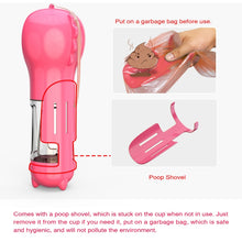 Load image into Gallery viewer, 3 in 1 Leakproof Outdoor Dog Water Fountain Portable Pet Drinking Bottle, 300ml, 300ml+Food Box, 500ml, 500ml+Food Box
