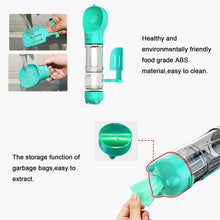 Load image into Gallery viewer, 3 in 1 Leakproof Outdoor Dog Water Fountain Portable Pet Drinking Bottle, 300ml, 300ml+Food Box, 500ml, 500ml+Food Box