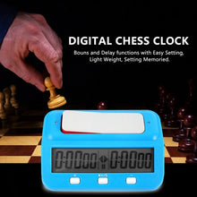 Load image into Gallery viewer, HQT101 Plastic Chess Clock Go Chess Timer, HQT101 Blue, HQT101 Green, HQT101 Red Wine