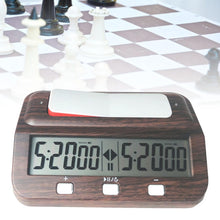Load image into Gallery viewer, HQT101w Plastic Chess Clock Go Chess Timer, HQT101w Wood Grain