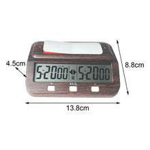 Load image into Gallery viewer, HQT101w Plastic Chess Clock Go Chess Timer, HQT101w Wood Grain