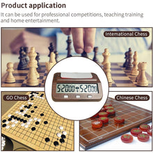 Load image into Gallery viewer, HQT101w Plastic Chess Clock Go Chess Timer, HQT101w Wood Grain