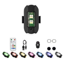 Load image into Gallery viewer, Vibration Remote Control Induction Motorcycle Wireless Strong Magnetic Warning Flash Light, 1 Light +1 RC, 2 Light +1 RC, 4 Light +1 RC