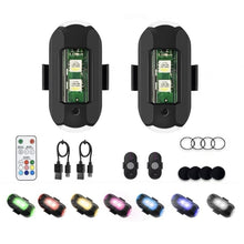 Load image into Gallery viewer, Vibration Remote Control Induction Motorcycle Wireless Strong Magnetic Warning Flash Light, 1 Light +1 RC, 2 Light +1 RC, 4 Light +1 RC
