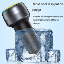 Load image into Gallery viewer, IBD355-1UC 18W+45W Smart Car Charger Dual-port Metal Phone Fast Charger, 63W