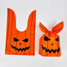 Load image into Gallery viewer, 50pcs /Pack Halloween Packaging Bags Candy Snacks Treat Bags, 13.5x22cm