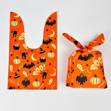 Load image into Gallery viewer, 50pcs /Pack Halloween Packaging Bags Candy Snacks Treat Bags, 13.5x22cm