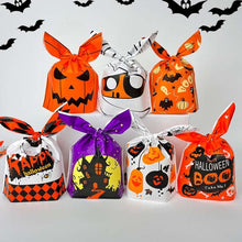Load image into Gallery viewer, 50pcs /Pack Halloween Packaging Bags Candy Snacks Treat Bags, 13.5x22cm