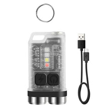 Load image into Gallery viewer, V3 Keychain Light USB Rechargeable Strong Light Mini Flashlight