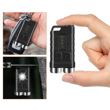 Load image into Gallery viewer, V3 Keychain Light USB Rechargeable Strong Light Mini Flashlight