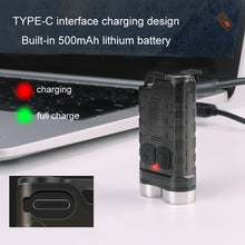 Load image into Gallery viewer, V3 Keychain Light USB Rechargeable Strong Light Mini Flashlight
