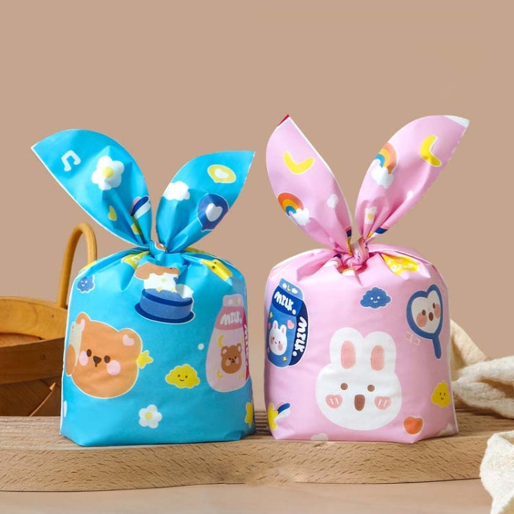1bag Candy Packaging Bags Baking Biscuit Gift Bags, Fresh Flower, Colorful Abstract Strip, Green White Cat, Red Fried Egg, Year Rabbit, Little Rabbit and Bear, White Christmas Boy Girl, White Rainy Animal, Green Scarf Bear, Space Rabbit, Red Snow Carni...