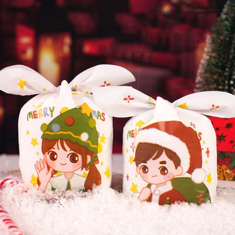 1bag Candy Packaging Bags Baking Biscuit Gift Bags, Fresh Flower, Colorful Abstract Strip, Green White Cat, Red Fried Egg, Year Rabbit, Little Rabbit and Bear, White Christmas Boy Girl, White Rainy Animal, Green Scarf Bear, Space Rabbit, Red Snow Carni...
