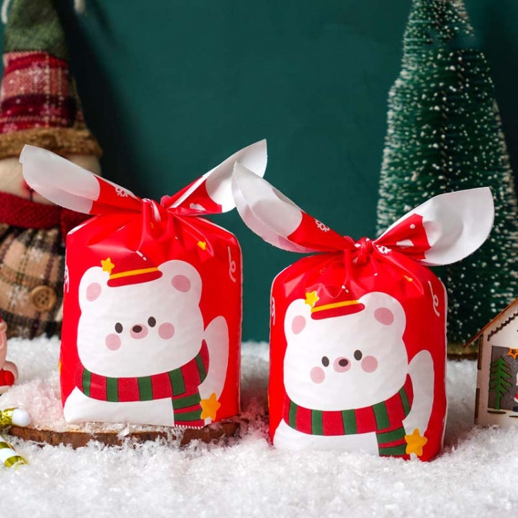 1bag Candy Packaging Bags Baking Biscuit Gift Bags, Fresh Flower, Colorful Abstract Strip, Green White Cat, Red Fried Egg, Year Rabbit, Little Rabbit and Bear, White Christmas Boy Girl, White Rainy Animal, Green Scarf Bear, Space Rabbit, Red Snow Carni...