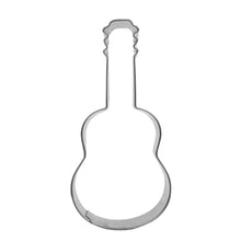 Load image into Gallery viewer, 5pcs Guitar Shape Baking Biscuit Mold Stainless Steel Fondant Mousse Circle, Guitar Shape