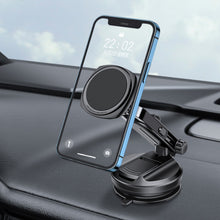 Load image into Gallery viewer, Car Telescopic Suction Cup Rubber Bottom Strong Magnetic Mobile Phone Holder, Magnetic Mobile Phone Holder