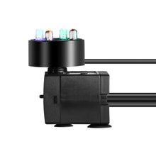 Load image into Gallery viewer, 3W 4 Light Silent Aquarium Fish Tank Filtration Submersible Pump Fountain Water Pump, With Light