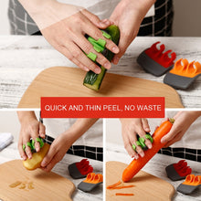 Load image into Gallery viewer, Palm Hand Peeler For Potato, Fruit, Kitchen Vegetable Peeler, 2pcs Green, 2pcs Orange