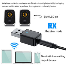 Load image into Gallery viewer, RX-TX-413 USB Bluetooth Receiving Launch 2 In 1 Adapter, RX-TX-413 Black, RX-TX-413 White