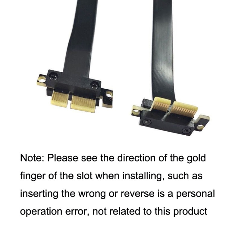 PCI-E 3.0 1X To 1X 90 Degrees Reverse Graphics Card / Wireless Network Card / Conversion Card Extension Cable, 1X To 1X Length: 5cm