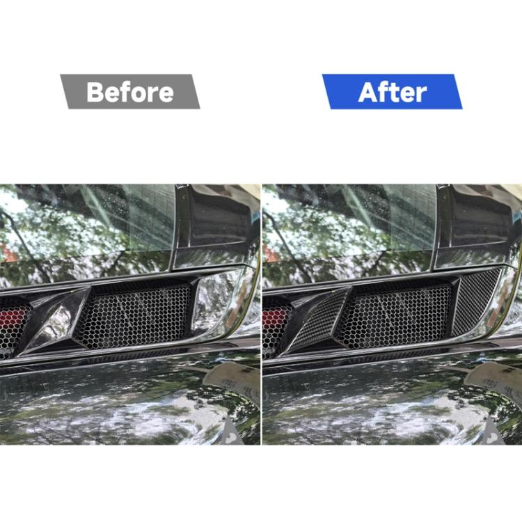 For Chevrolet Corvette C8 6pcs /Set Engine Side Air Vent Stickers