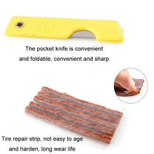 Load image into Gallery viewer, 11pcs/set Car Vacuum Tire Repair Tools Tire Repair Needle Rubber Strip Tool Set, 11pcs/set