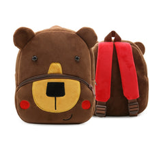 Load image into Gallery viewer, Zoo Series Plush Backpack Cute Children School Bag Shoulder Bag