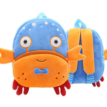 Load image into Gallery viewer, Zoo Series Plush Backpack Cute Children School Bag Shoulder Bag