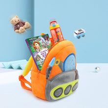 Load image into Gallery viewer, 3D Cartoon Trucks Cars Plush Kids Backpack Children School Bags