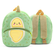 Load image into Gallery viewer, Vegetable Fruit Series Cartoon Plush Kids Backpack Children School Bags, Strawberry, Dragon Fruit, Pineapple, Watermelon, Pumpkin, Cactus, Durian, Carnivorous Flowers